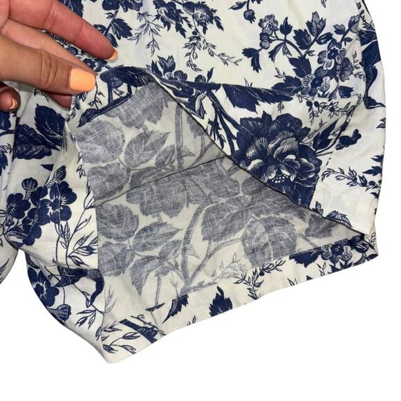 Lauren Ralph Lauren 100% Linen Flowy Floral Shorts Women’s 4 Cottage Prarie 90's - Picture 7 of 10
